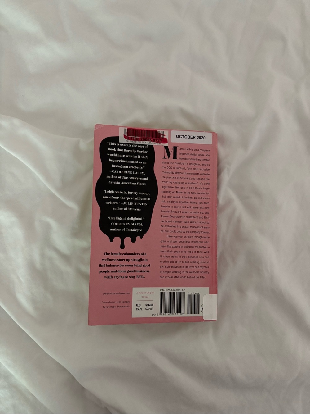 Self Care by Leigh Stein - used paperback - Picture 3 of 4